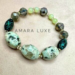 Turquoise Boho Bracelet - 6.5”